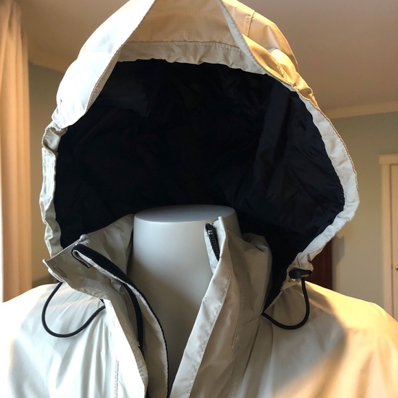 Women’s Off White Rain Coat Jacket - Picture 5 of 8
